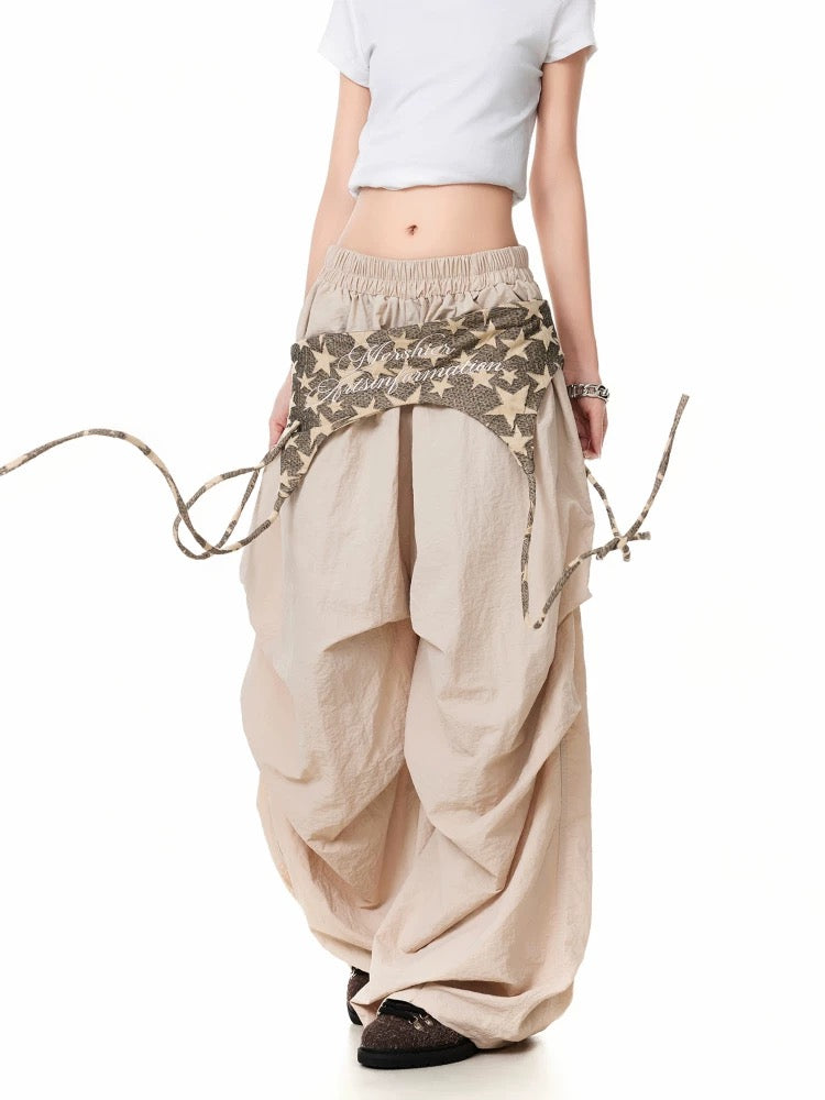 Patchwork Cargo Pants