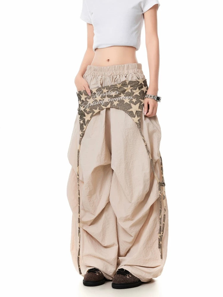 Patchwork Cargo Pants