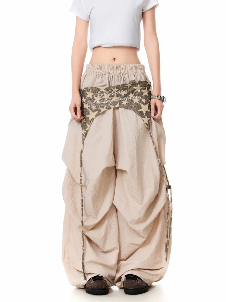Patchwork Cargo Pants