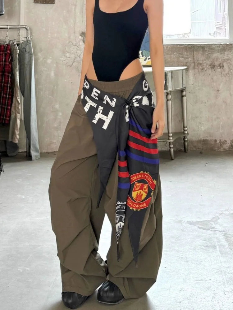 Unique Graphic Scarf Belt