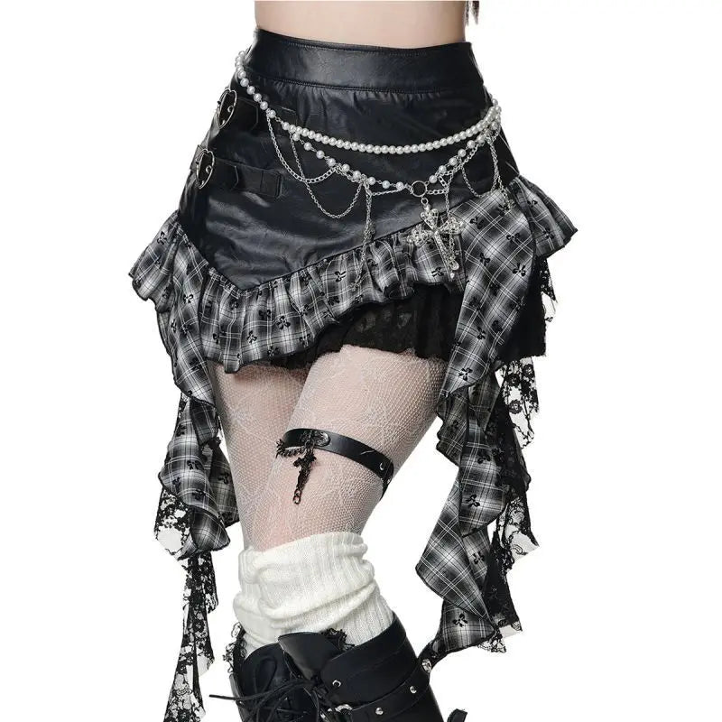 Gothic Plaid Wrap