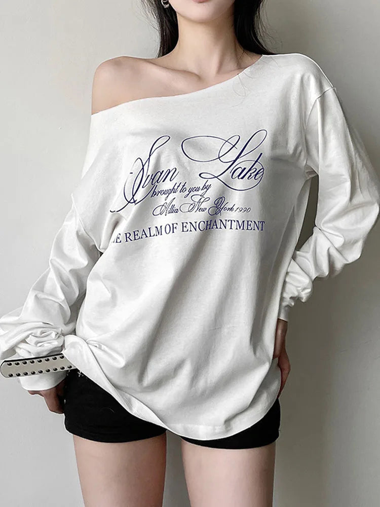 Y2k Aesthetic Off Shoulder